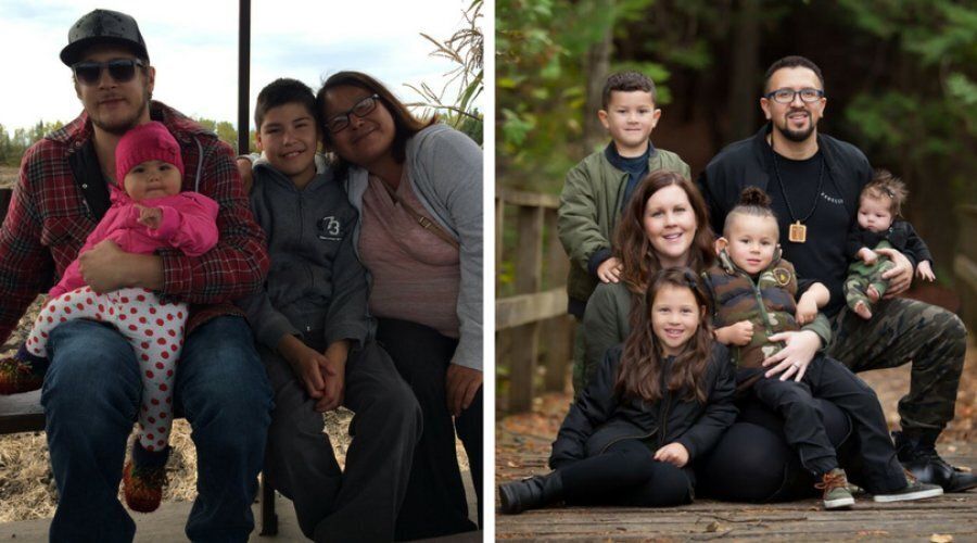 The Mendowegan and Segura families are participants in Ontario's basic income pilot project.