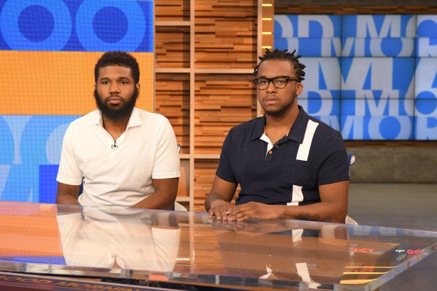 Rashon Nelson and Donte Robinson, the two men arrested at a Starbucks in Philadelphia, tell their story on "Good Morning America," on April 19, 2018.