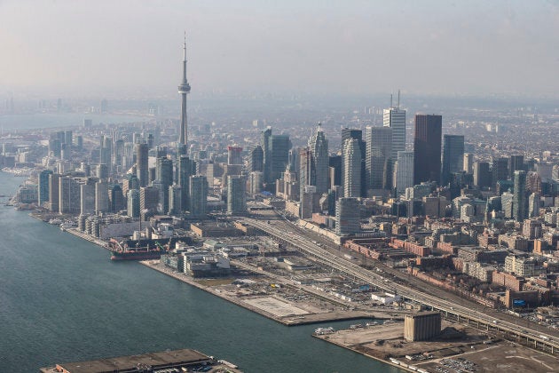 Toronto's portlands, where Sidewalk Labs has proposed its smart city project.