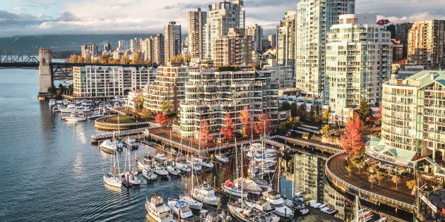 Condo buildings along Vancouver's False Creek. StatCan data shows the rate of people leaving Vancouver and Toronto is accelerating, especially among millennials.