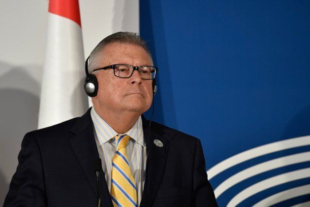 Canada's Minister of Public Security and Civil Protection Ralph Goodale.