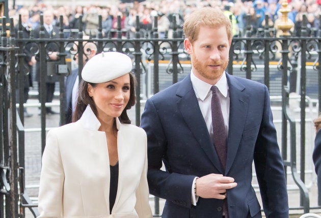 Meghan Markle and Prince Harry attend the 2018 Commonwealth Day service on March 12, 2018.