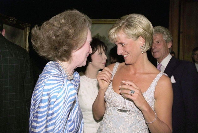 Diana, Princess Of Wales, at a private viewing and reception at Christies in 1997.