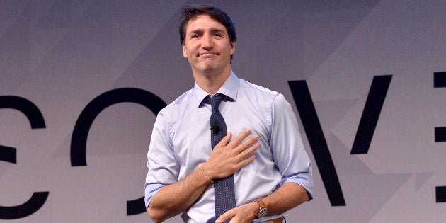 Prime Minister Justin Trudeau visit the Massachusetts Institute of Technology on May 18, 2018 in Cambridge, Mass.