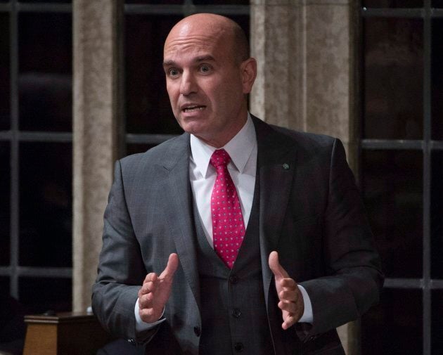 NDP MP Nathan Cullen rises in the House of Commons in Ottawa on Oct. 25, 2017.