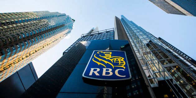 A Royal Bank of Canada (RBC) logo is seen on Bay Street in the heart of the financial district in Toronto, Jan. 22, 2015.