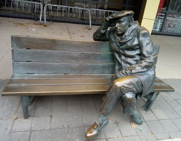 This bronze statue of Gould, by Ruth Abernethy, sits outside the Glenn Gould studios in downtown Toronto