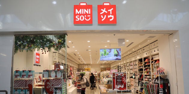 A Miniso location in Pickering Town Centre, Pickering, Ont., near Toronto, Nov. 28, 2017.