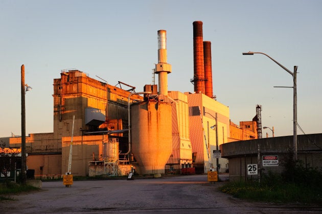 A paper mill in Kapuskasing, Ontario, on July 3, 2017.