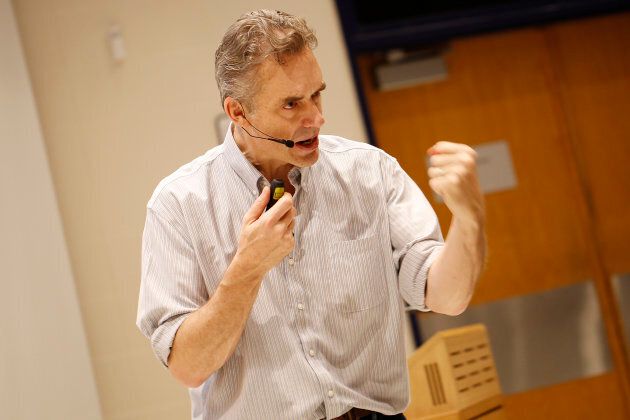 Jordan Peterson during a lecture at the University of Toronto on Jan. 10, 2017.