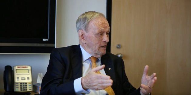 Former prime minister Jean Chretien speaks to HuffPost Quebec in Montreal on May 30, 2018.