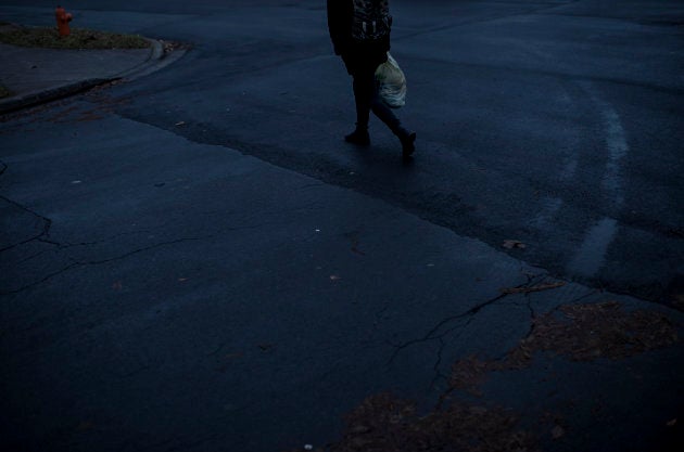 A pedestrian near the neighbourhood on Gladstone Street in Halifax on Dec. 11, 2017.