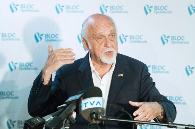 Gilbert Paquette speaks during a news conference in Montreal on Sunday.