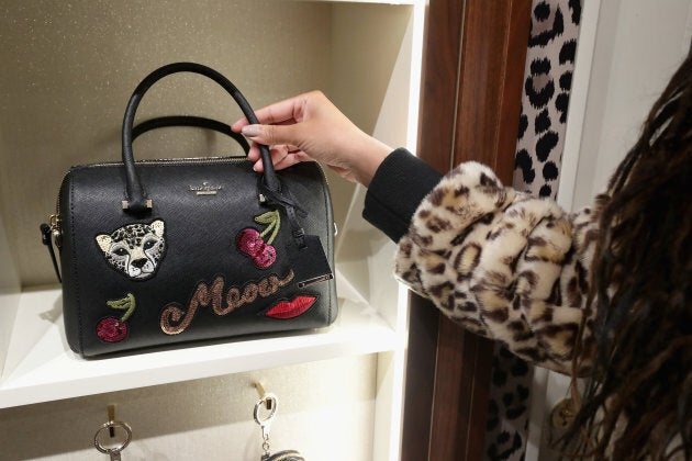 A Kate Spade handbag on diplay at the Leopard Leopard Leopard Pop-Up Shop hosted by Kate Spade New York & Man Repeller on Sept. 28, 2017 in New York City.