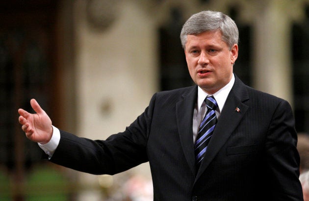 Then Prime Minister Stephen Harper in 2009.