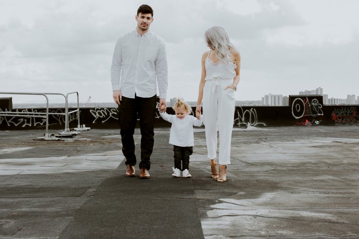 Montreal Canadiens goaltender Carey Price with daughter Liv, 2, and his wife Angela.