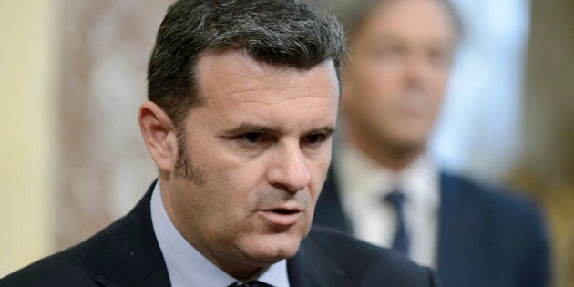 Gian Marco Centinaio, Italy's new agriculture minister, at a swearing-in ceremony at Palazzo Chigi, in Rome, Italy, June 13, 2018. Centinaio says the country's new government will not sign the EU-Canada trade deal