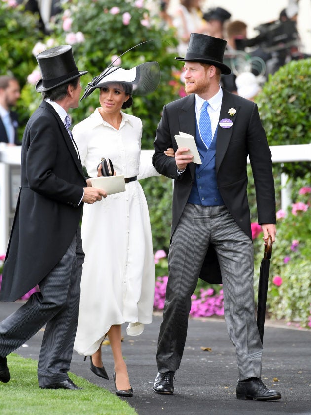 The Duke and Duchess of Sussex attend Royal Ascot Day 1 at Ascot Racecourse on June 19.