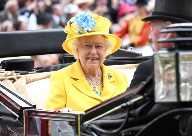 Queen Elizabeth II attends Royal Ascot Day 1.