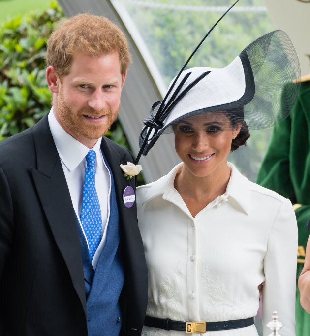 The Duke and Duchess of Sussex attend Royal Ascot Day 1 on June 19, 2018.