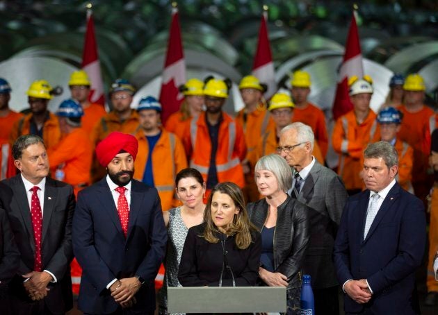 Chrystia Freeland, Minister of Foreign Affairs, visited Stelco in Hamilton Ont. on June 29, 2018.