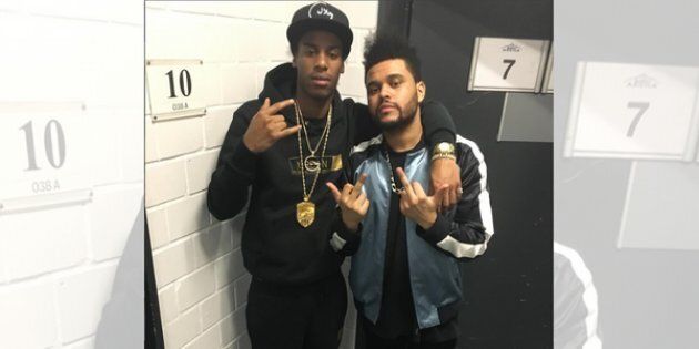 Toronto rapper Smoke Dawg posted this Instagram picture of himself with