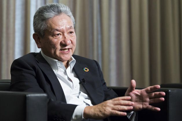 Saburo Araki, chief executive officer of Mitsubishi UFJ Morgan Stanley Securities Co., speaks during an interview in Tokyo, on June 22, 2018.