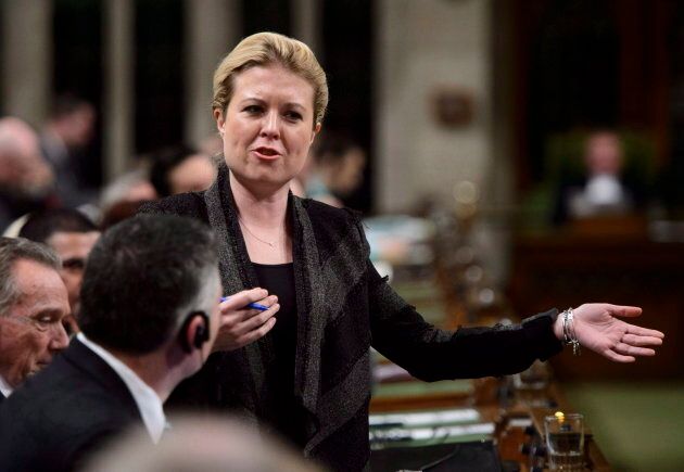 Conservative MP Michelle Rempel stands during question period in the House of Commons on Parliament Hill in Ottawa on March 29, 2018.