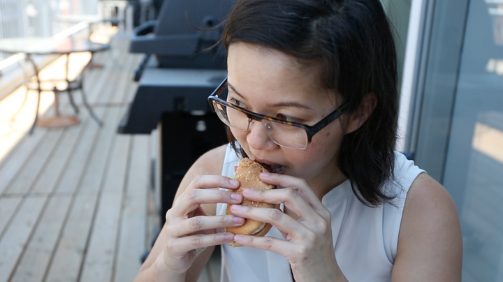 Can we all agree that it's not possible to take a flattering photo when eating?