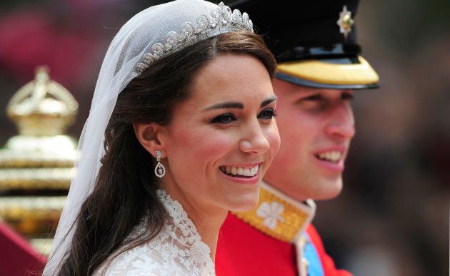The Duchess of Cambridge at her wedding to Prince William on April 29, 2011.