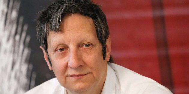 Canadian playwright, actor and director Robert Lepage looks on at a news conference at the Theatre of Nations. Lepage is to present his one-man performance 887 at the 2017 Chekhov International Theatre Festival.