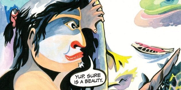 A scene from the best-selling