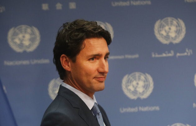 Prime Minister Justin Trudeau at the United Nations on Sept. 20, 2016 in New York City.