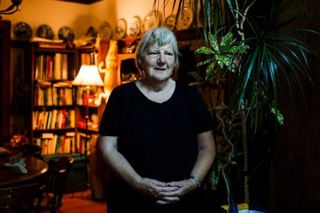 Elizabeth Hill poses for a portrait in her home in Toronto, on July 20, 2018.