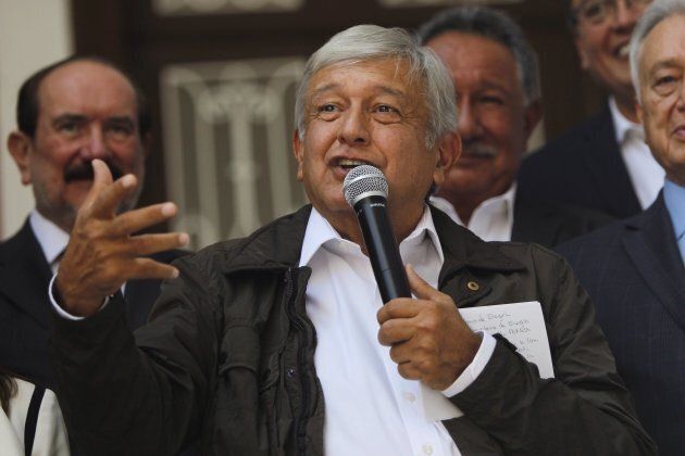Mexico's President-elect Andres Manuel Lopez Obrador delivers a press conference, in Mexico City, Mexico, on July 27, 2018.
