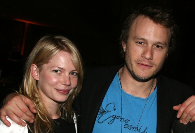 Michelle Williams and Heath Ledger during 'Awake and Sing!' Opening Night - After Party in New York City.