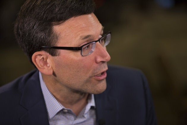 Bob Ferguson, attorney general of Washington, speaks during a Bloomberg interview at the GeekWire Summit in Seattle on Oct. 10, 2017.