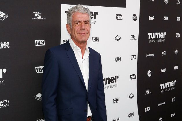 Anthony Bourdain attends Madison Square Garden on May 18, 2016.