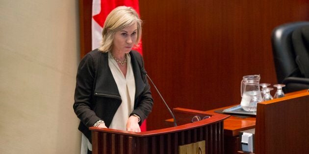 Jennifer Keesmaat delivers a transit presentation at city hall on June 13, 2016.