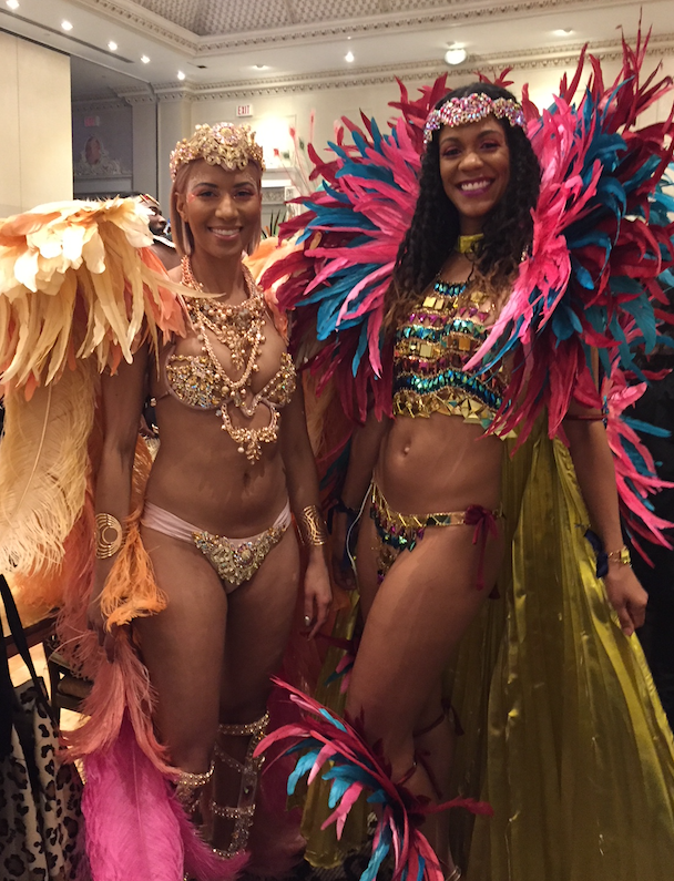 Mischka and Joella Crichton at the 2018 Carnival Nationz Band Launch