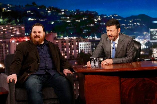 Canadian stand-up comedian K. Trevor Wilson appears as a guest on Jimmy Kimmel Live.