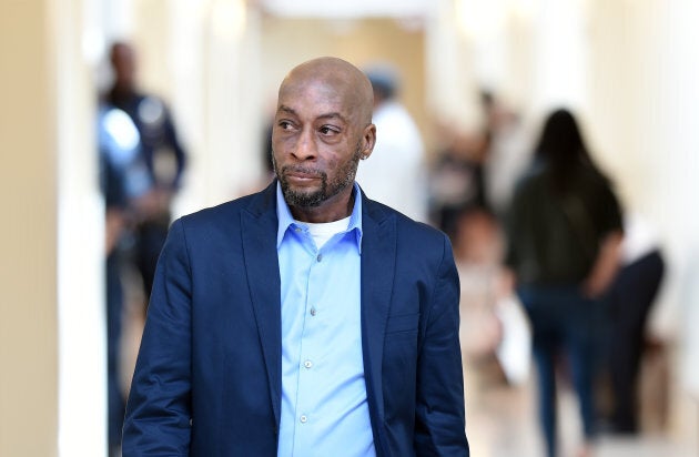 Plaintiff DeWayne Johnson during a brief break at the Monsanto trial in San Francisco, Calif., July 9.