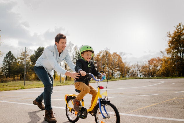 Reminding your child of previous fears and how well they overcame them, like riding a bike, can help remind them that they have conquered fears in the past successfully.