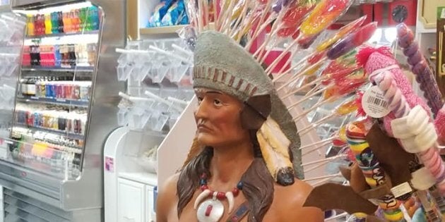 Montana Courts complained to West Edmonton Mall after seeing this statue at Bubble and Gum.