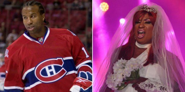Georges Laraque, best known for being a former NHL enforcer, won a drag queen competition at Montreal Pride on Friday.