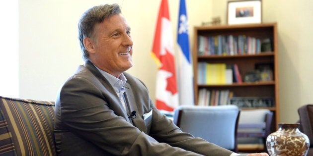 Conservative MP Maxime Bernier is shown in his office on Parliament Hill in Ottawa on Aug. 1,