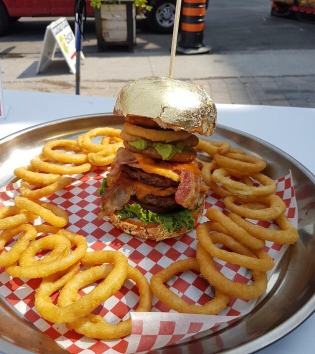 Bacon Nation's Golden Burger.