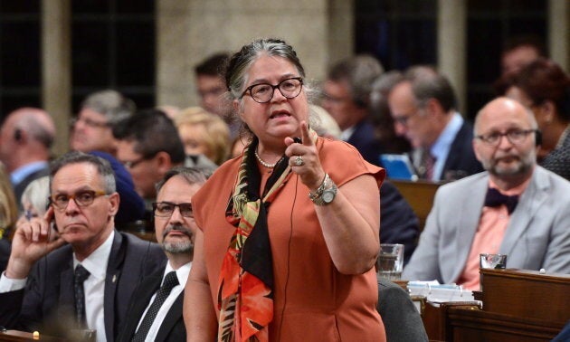 National Revenue Minister Diane Lebouthillier stands during question period in the House of Commons on Sept. 21, 2017.