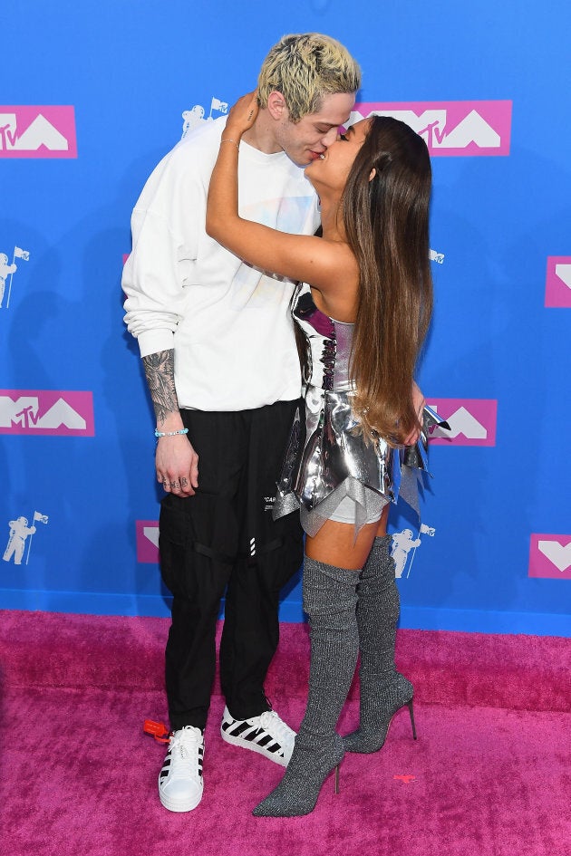 Ariana Grande and Pete Davidson Kiss While Shopping in N.Y.C.