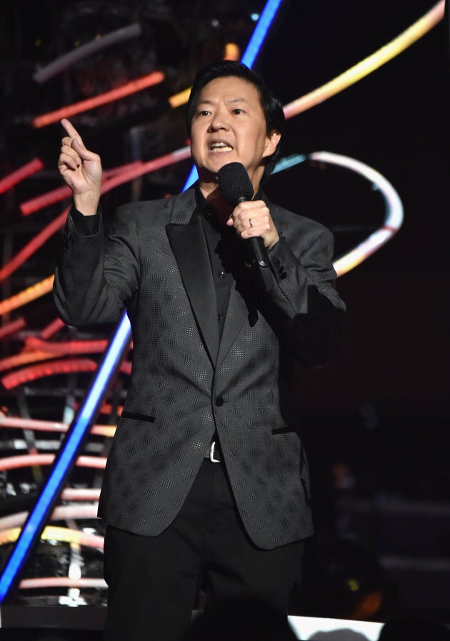 Ken Jeong onstage at the 2018 MTV Video Music Awards.